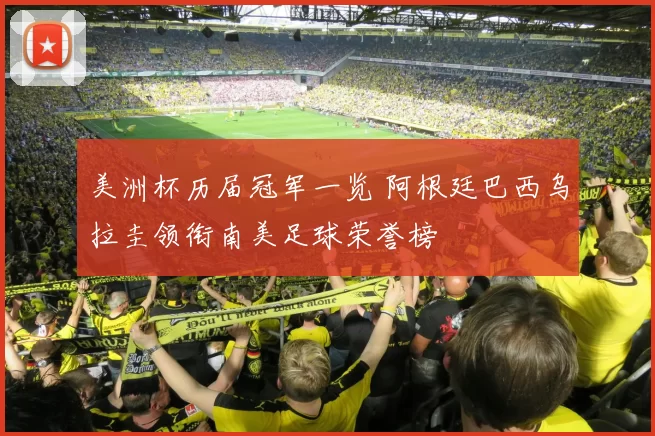 美洲杯历届冠军一览 阿根廷巴西乌拉圭领衔南美足球荣誉榜